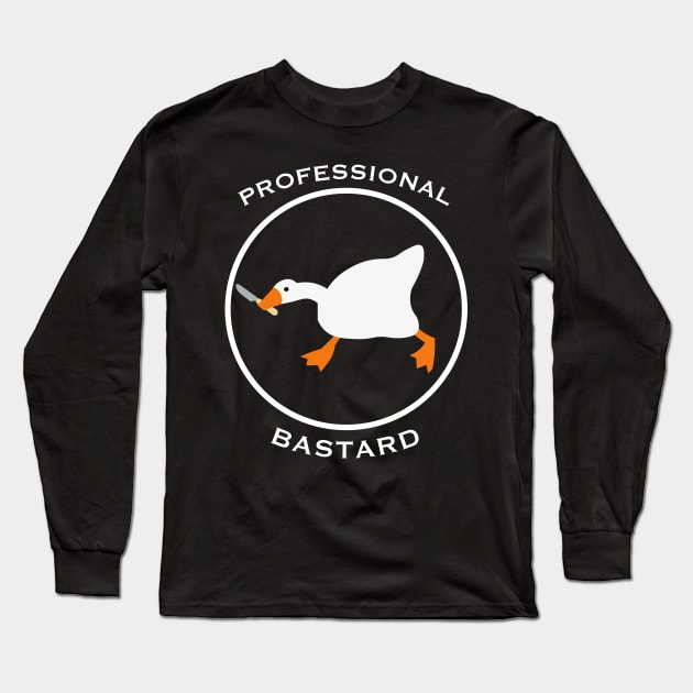 Professional Bastard Long Sleeve T-Shirt by TwilightEnigma